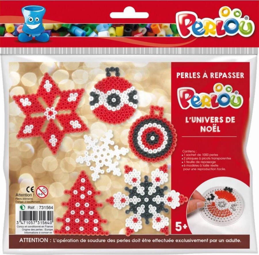 Graine Créative Kit strijkparels Perlou Kerstmis