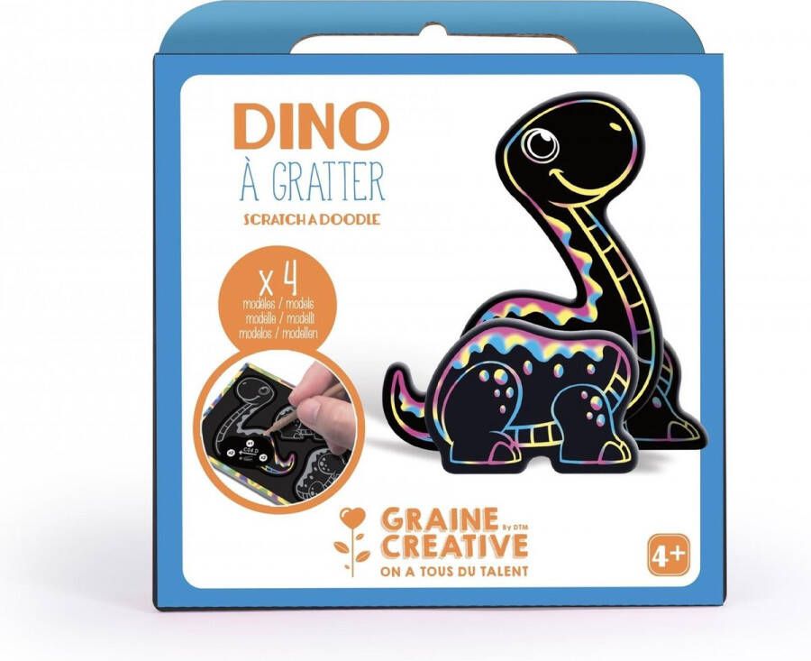 Graine Créative Kraskaart kit Kids Dino