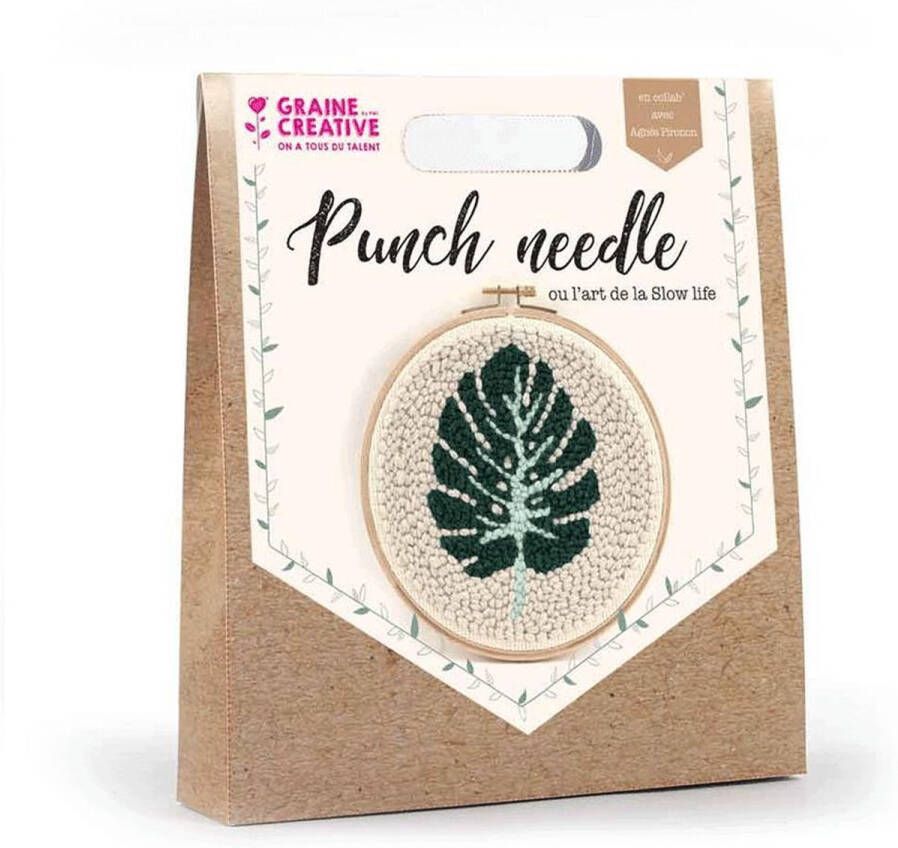 Graine Créative Monstera Punch Naald Pakket