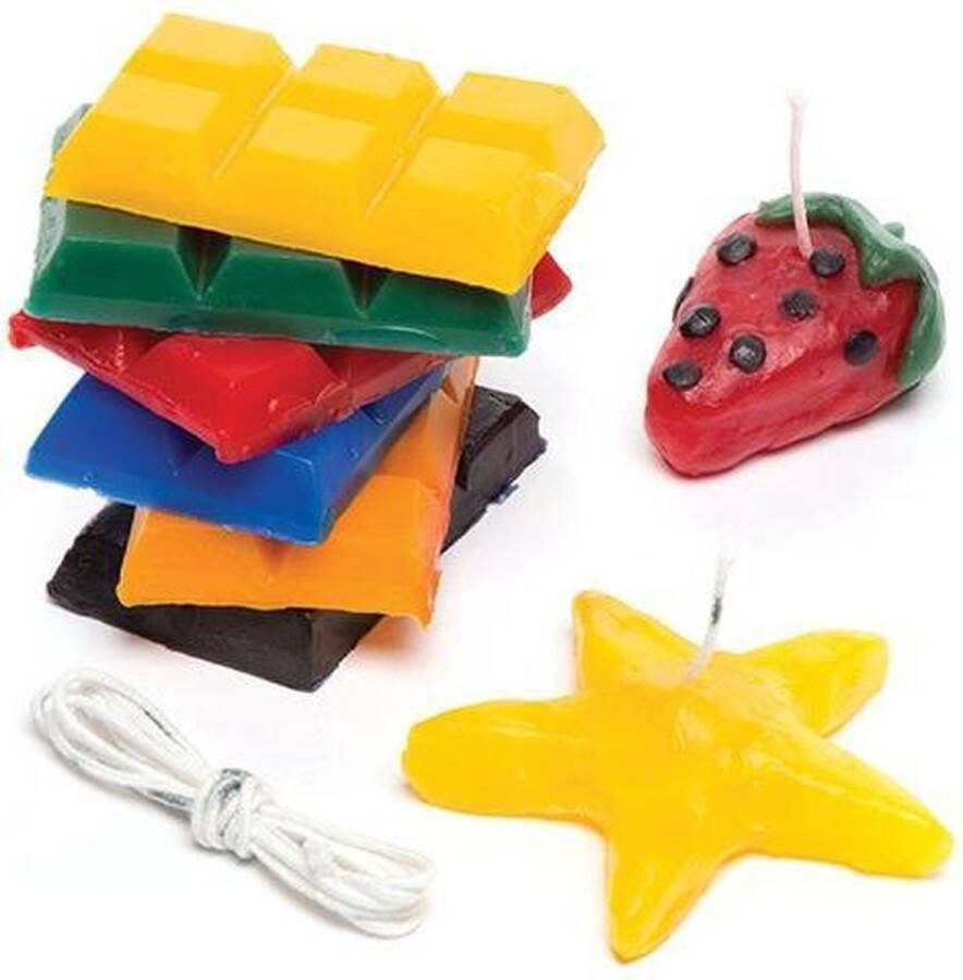 Graine Creative Pakket kaarsen maken 6x 40 gr basis kleuren