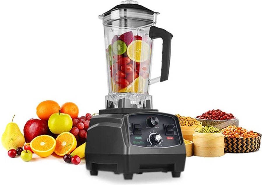 Gran Vida Blender 2200W Snelheidsregelaar Pulse Timer 2Liter