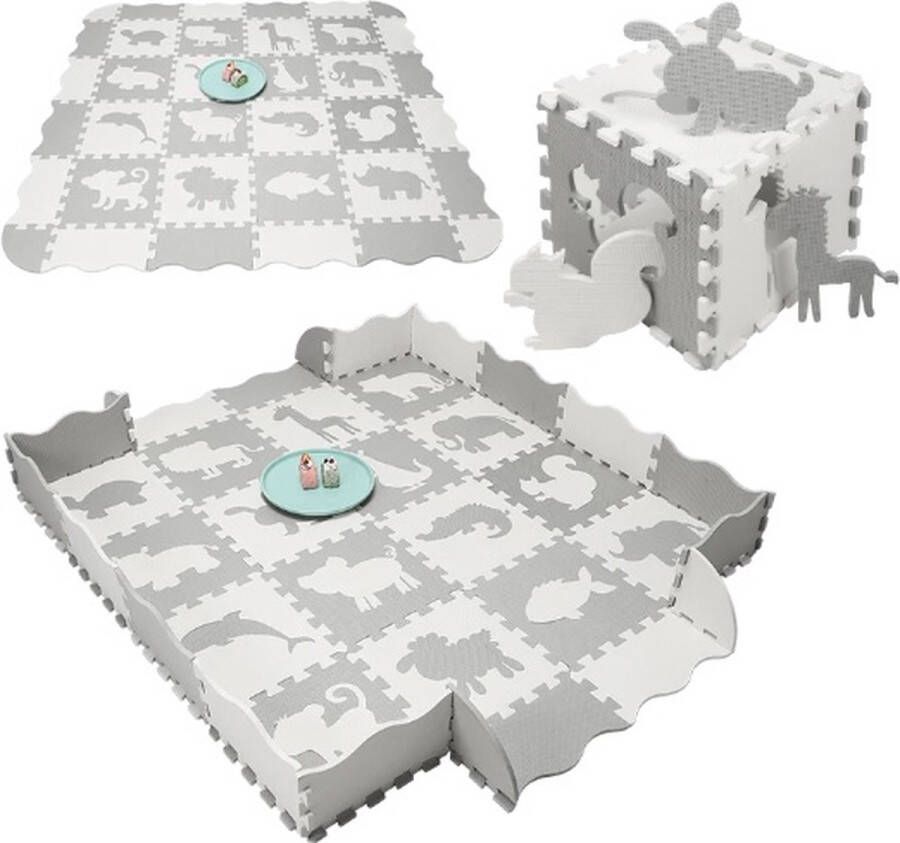 Gran Vida Speelmat voor Baby's Educatief Puzzelontwerp Veilig EVA-schuim Stimuleert Creativiteit Makkelijk Schoon te Maken