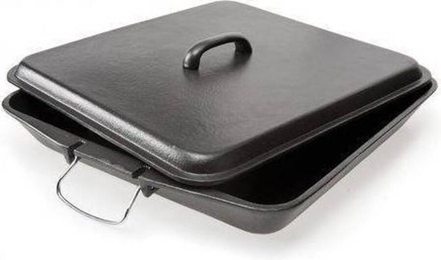 Grandhall Gietijzeren Dutch Oven gietijzeren BBQ pan (37 5x39cm)