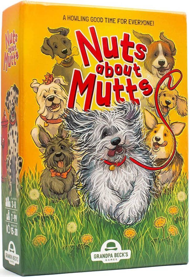 Grandpa Beck's Games Nuts About Mutts Kaartspel Engelstalig