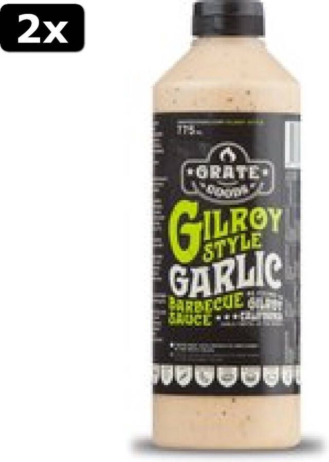 Grate Goods 2x Gilroy Garlic Barbecue Sauce
