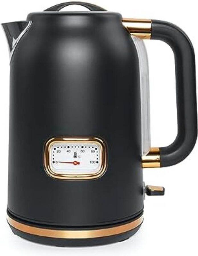 Gratyfied‎ Gratyfied Retro Waterkoker Retro Waterkoker Zwart 1 7L
