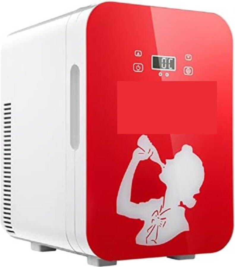 Gratyfied -Minibar koelkast-Mini koelkast glazen deur-Minikoelkast met vriesvak