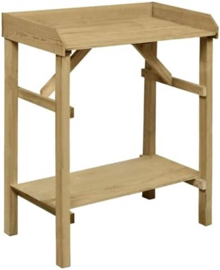 Gratyfied Tuinwerktafel Tuinwerkbank Oppottafel Tuinwerktafel Met Zinken Blad Oppottafel Buiten