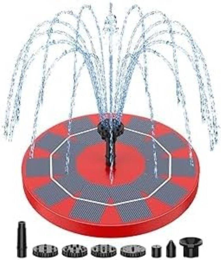 Gratyfied Vijverpomp zonne energie Vijverpomp solar Vijverbeluchter op zonne-energie ‎19 8 x 19 1 x 4 8 cm 400 gram 3W