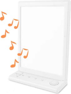 GreatGoodie Daglichtlamp 10.000 Lux Met White Noise Daylight Lamp Lichttherapielamp Daglicht Bureaulamp Hobbylamp