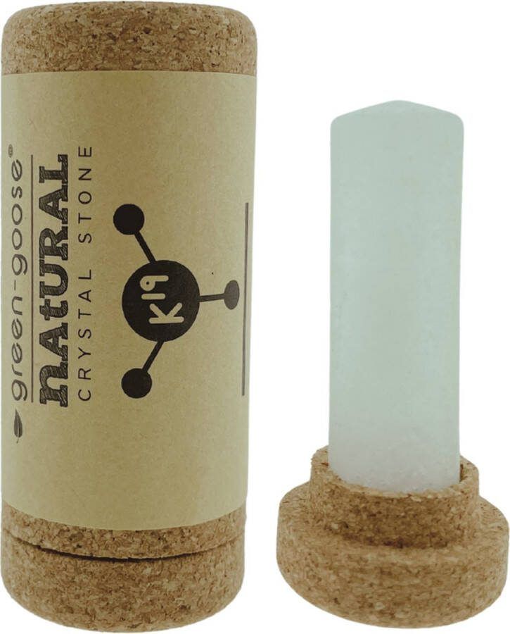 Green-goose Aluinstick 20 gram Bloedstoppend bij Wondjes Baardverzorging Duurzaam Ecologisch Biologisch