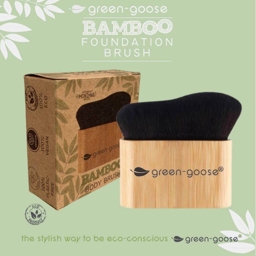 Green-goose Foundation Kwast | Make up Borstel | Powder Brush | Make-up Kwast | Concealer