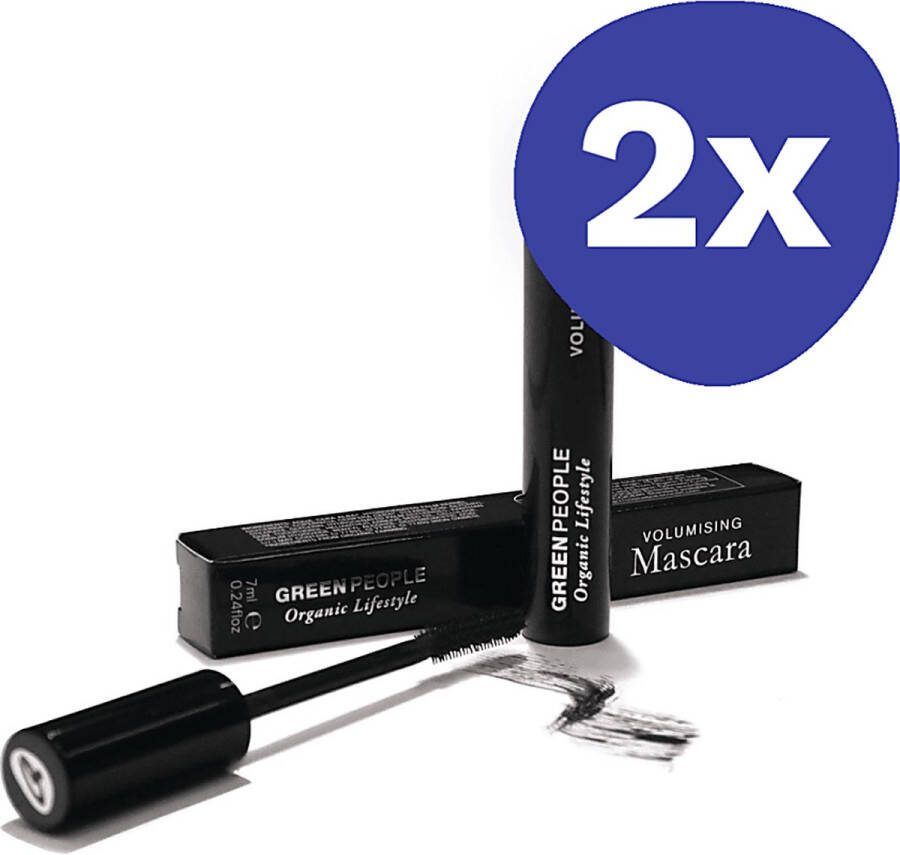 Green People Volumising Mascara (2x 7ml)