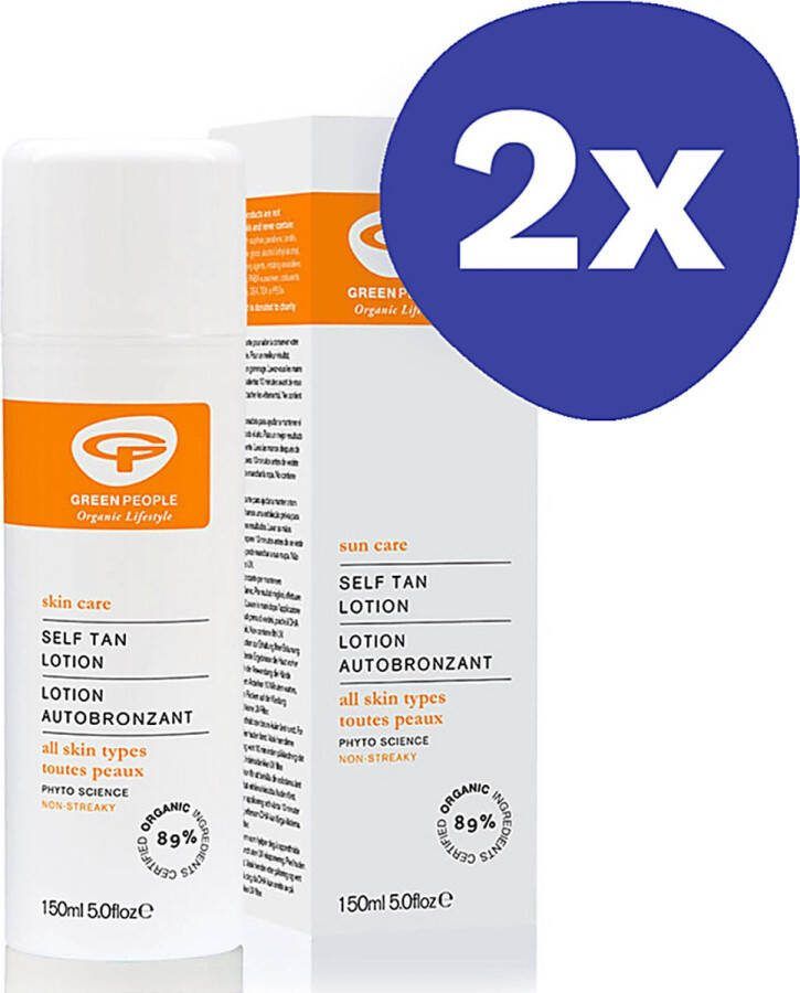 Green People Zelfbruinende Lotion (2x 150ml)