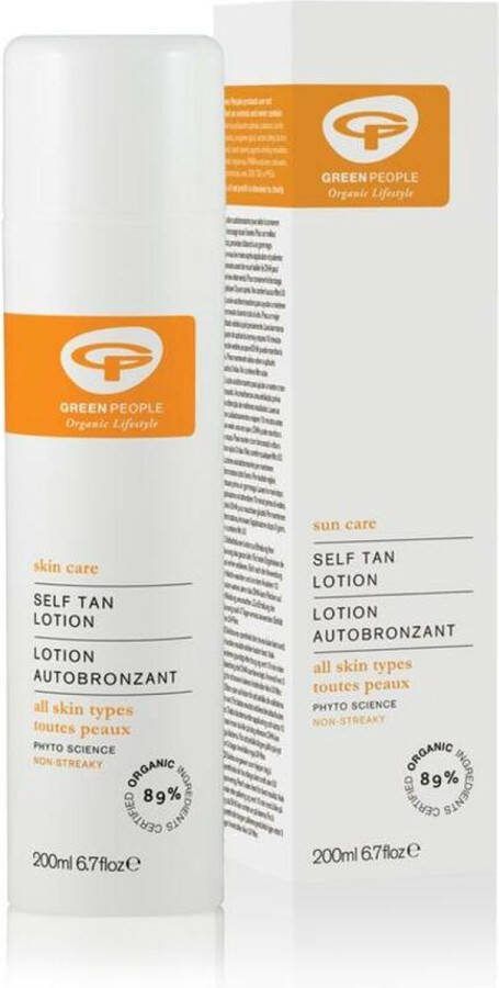 Green People Zelfbruinende lotion Alle huidtype Gevoelige huid Niet vet Eczeem Licht geparfumeerd