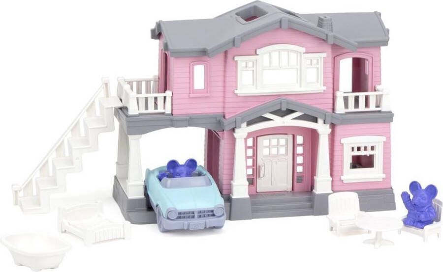 Green Toys Huis Speelset Roze