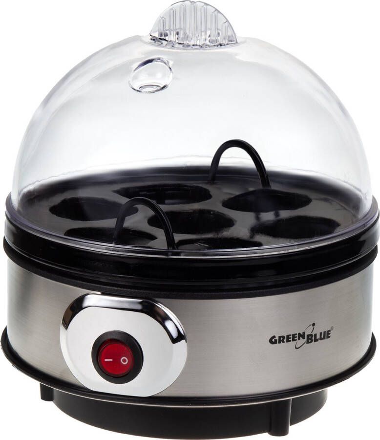 GreenBlue Automatische eierkoker Vermogen 400W Voor 7 eieren maatbeker 220-240V~ 50 Hz GB572
