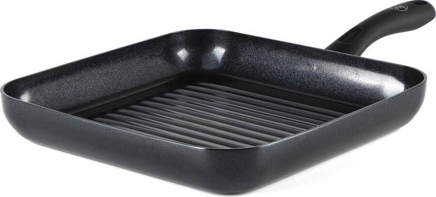 GreenChef Diamond Inductie Grillpan Ø28 cm keramisch PFAS-vrij