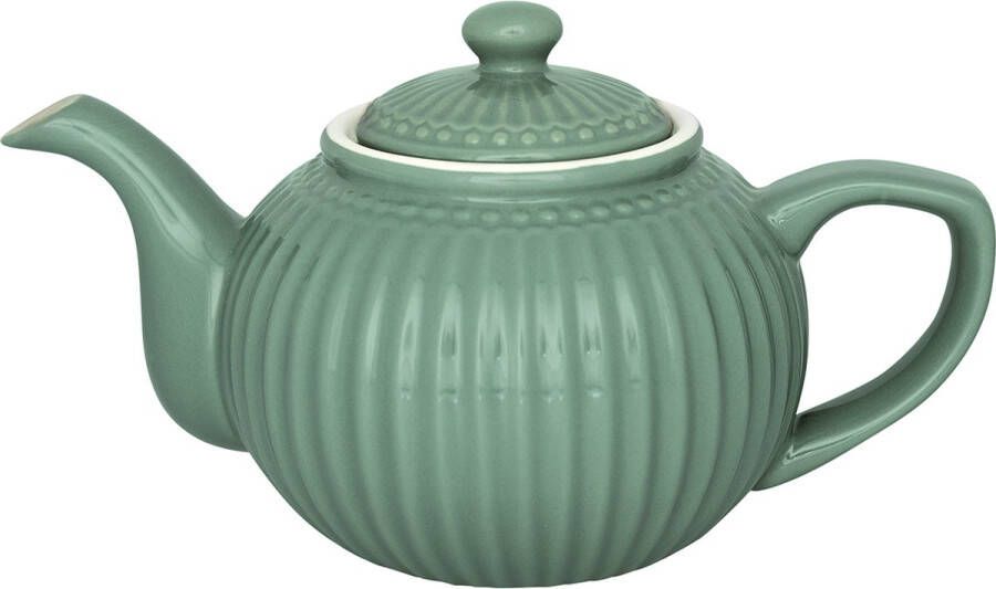 GreenGate Theepot Alice Dusty groen 1 liter