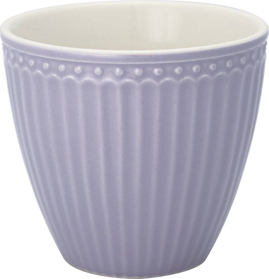 GreenGate Beker (Latte cup) Alice Lavendel 300 ml Ø 10 cm