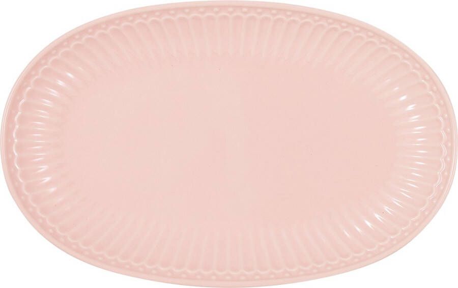 GreenGate Biscuit Bord (Serveerbord) Alice pale pink (23.5 x 14.5 cm)