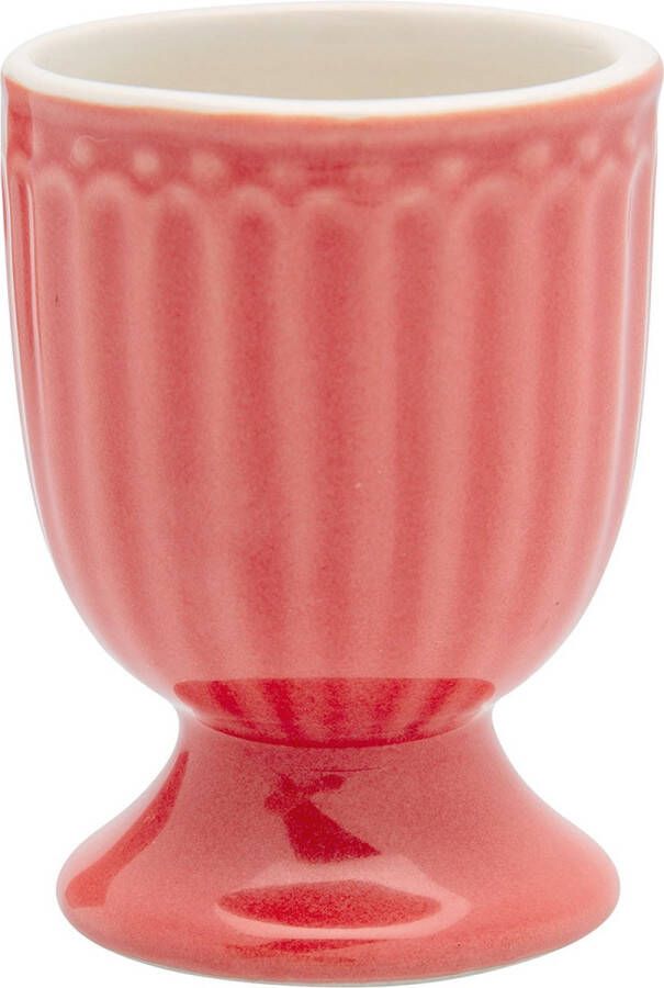 GreenGate Eierdopje Alice coral Ø 5 cm H 6.5 cm Koraal servies