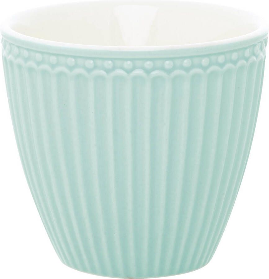 GreenGate Latte cup (Beker) Alice Cool mint 9x10 cm (350 ml)