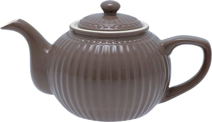 Greengate Theepot Alice donker Chocolade bruin 1 liter