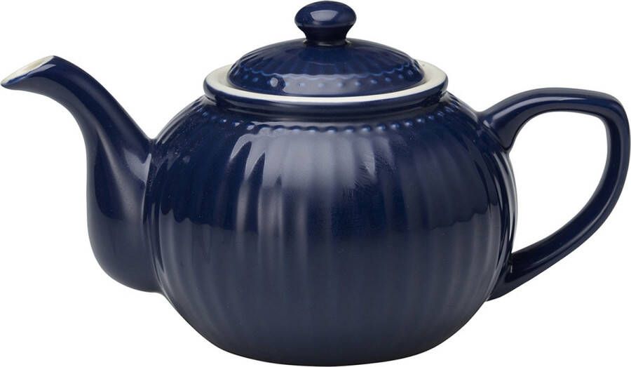 GreenGate Theepot Alice donkerblauw 1 liter