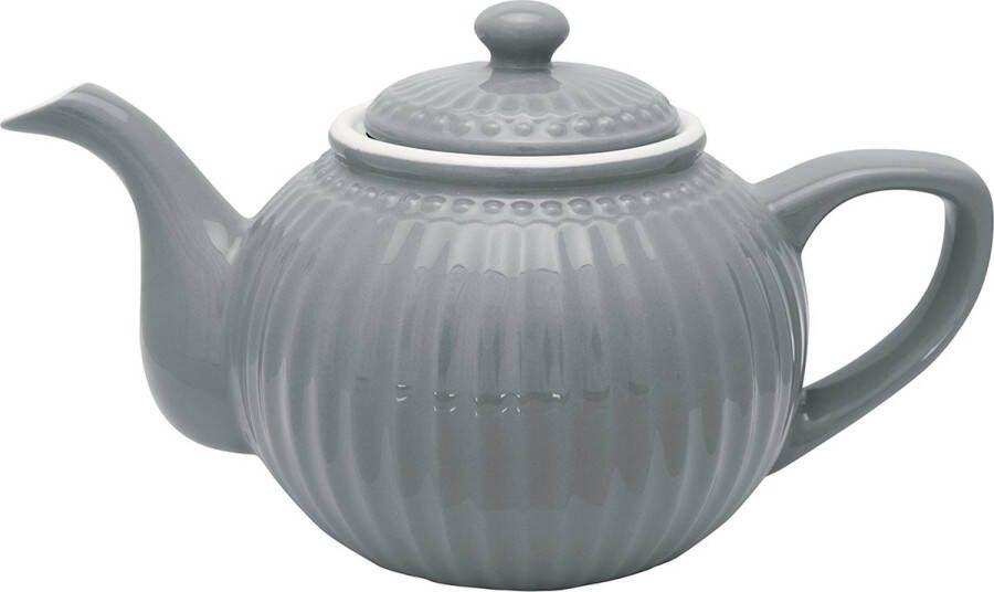 GreenGate Theepot Alice Nordic Stone grey 1 liter