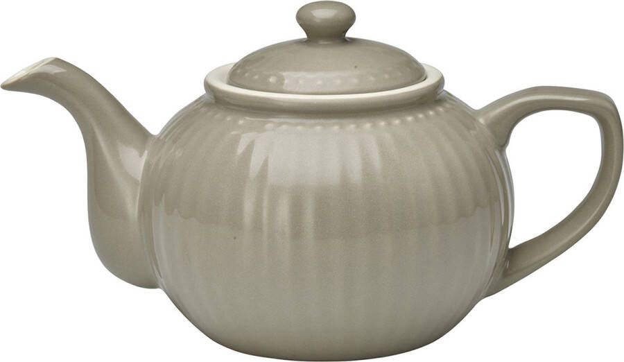 GreenGate Theepot Alice Warm grijs 1 liter