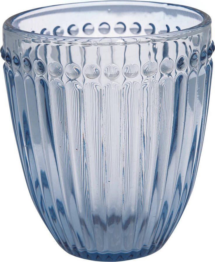 Greengate Waterglas Drinkglas Alice blauw Ø8.5 cm 350ml