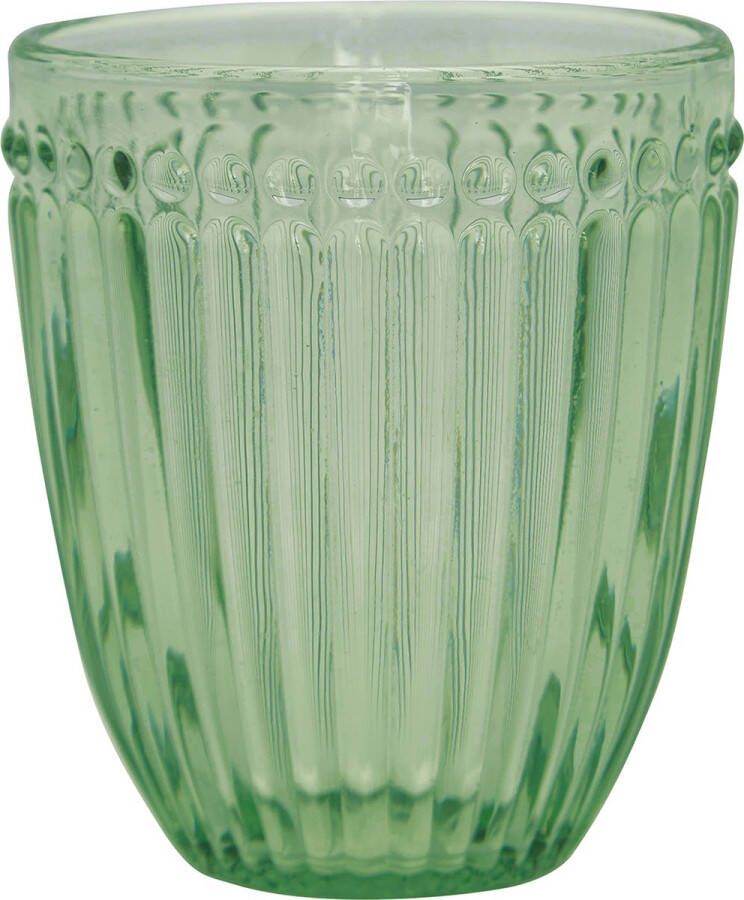 Greengate Waterglas Drinkglas Alice licht groen Ø8.5 cm 350ml