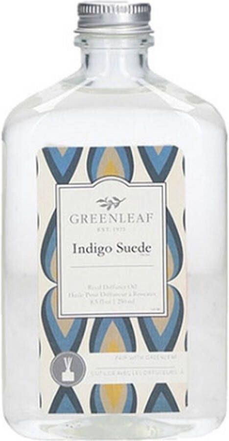 Greenleaf Gifts Greenleaf Diffuser Refil Oil Indigo Suede