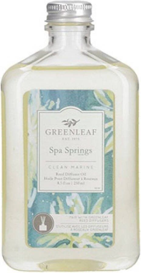 Greenleaf Gifts Greenleaf Diffuser Refil Oil Spa Springs