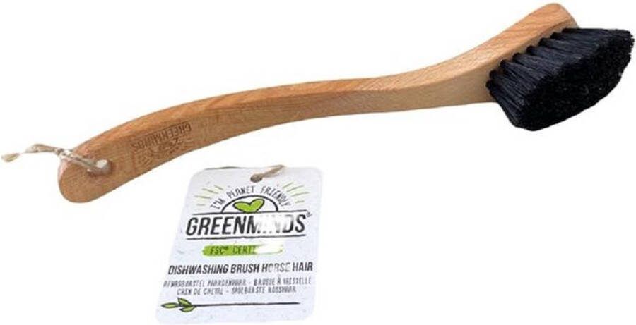 Greenminds Afwasborstel FSC hout paardenhaar