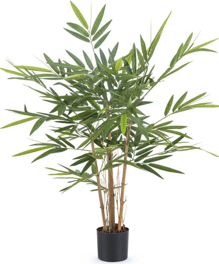 Greenmoods Bamboe Kunstplant Bamboe kunstboom 90 cm