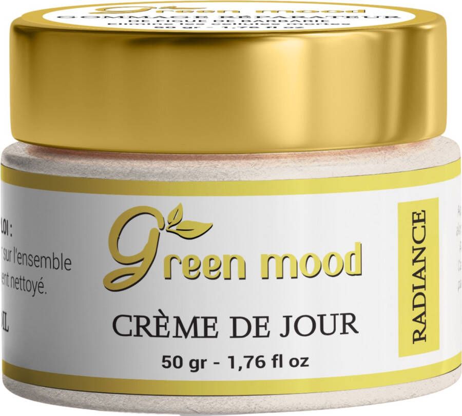 Green mood Dagcreme & Nachtcreme Met Arganolie en Honing 50 Gram Gezichtscrème Uit Marrakesh Anti Rimpel Dagcrèmes Voor Mannen en Vrouwen Gezichtscrème Crème De Jour