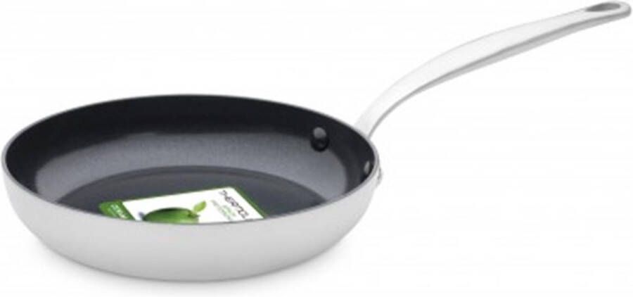 GreenPan Barcelona Evershine koekenpan 30cm zilver inductie PFAS-vrij