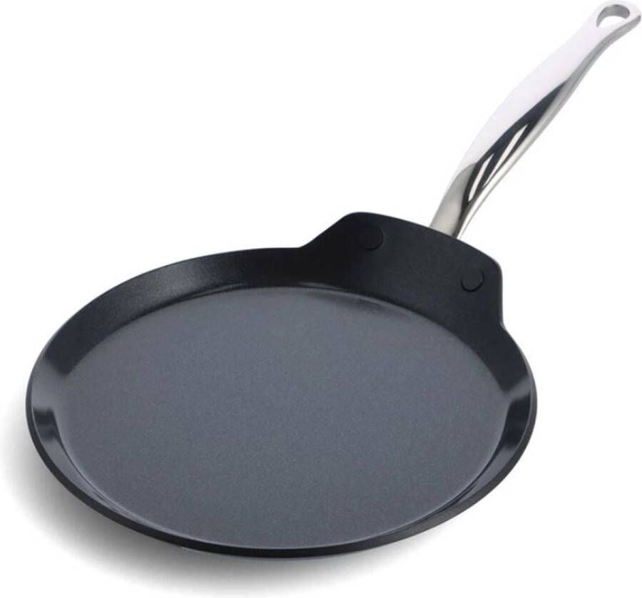 Greenpan Pannenkoekenpan Barcelona Pro Zwart ø 24 cm Keramische anti-aanbaklaag