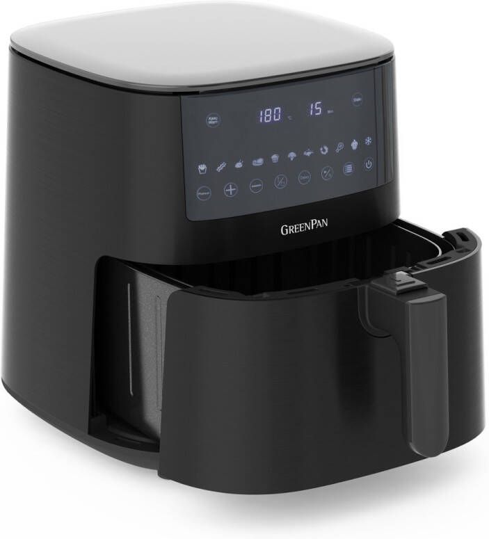 GreenPan Bistro XL Airfryer 7 2L 11 programma's zwart PFAS-vrij cashback t.w.v €30