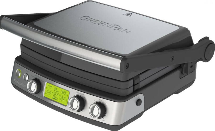 Greenpan Wafelijzer Black inclusief 2 sets wafelplaten keramische anti-baklaag