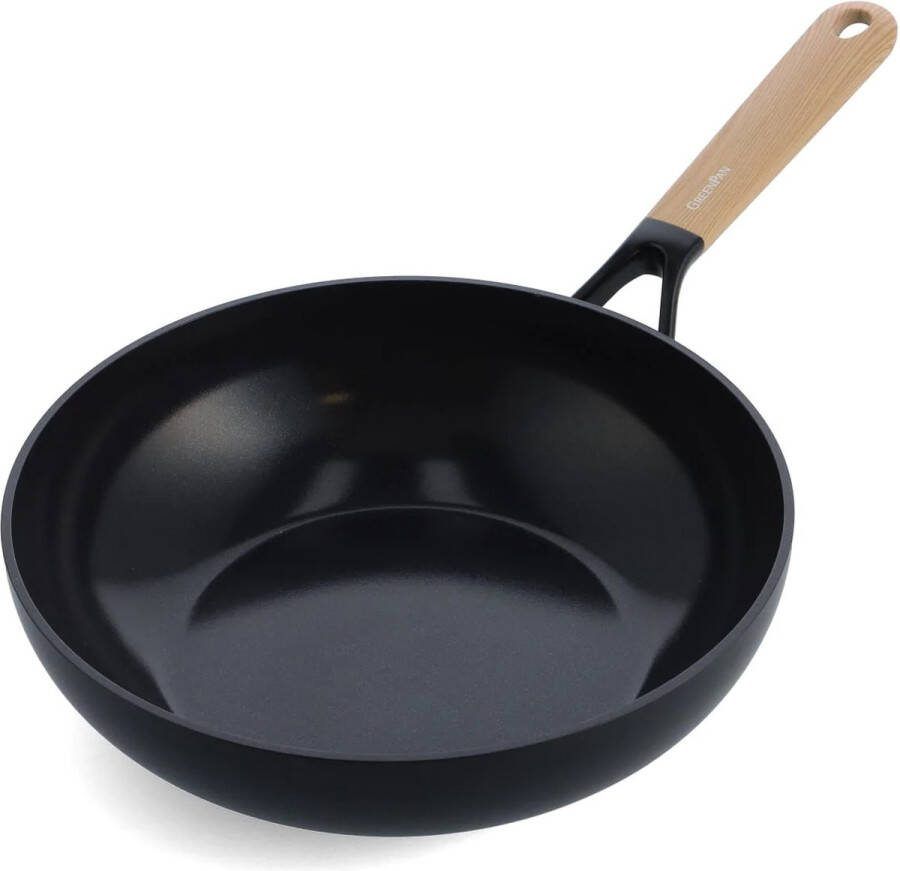 GreenPan Eco-Smartshape Wok Light Wood 28cm