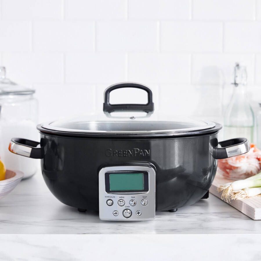 GreenPan Elite Omnicooker Black 5.6L PFAS-vrij