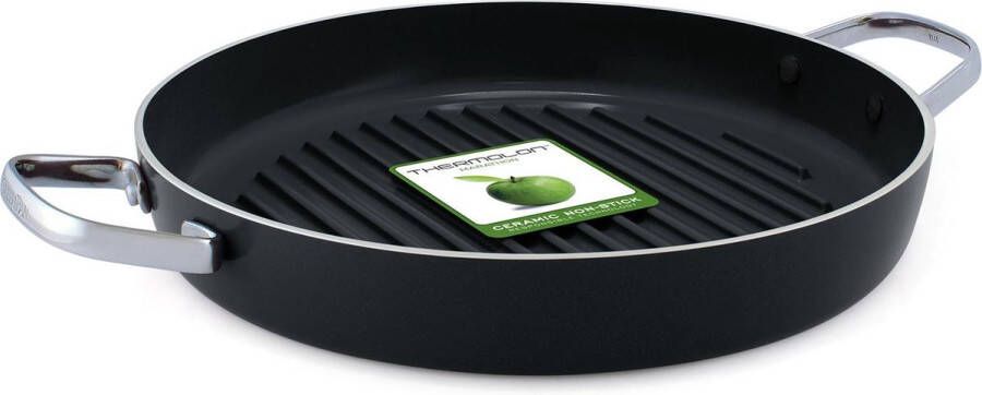 Greenpan Grillpan Essentials ø 28 cm keramische anti-aanbaklaag