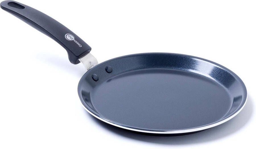 Greenpan Pannenkoekenpan Essentials Zwart ø 24 cm keramische anti-aanbaklaag