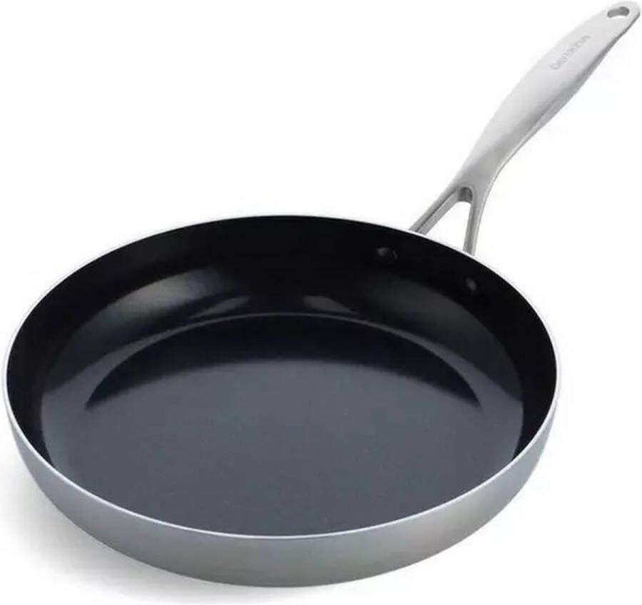 Greenpan Koekenpan Geneva RVS ø 28 cm keramische anti-aanbaklaag