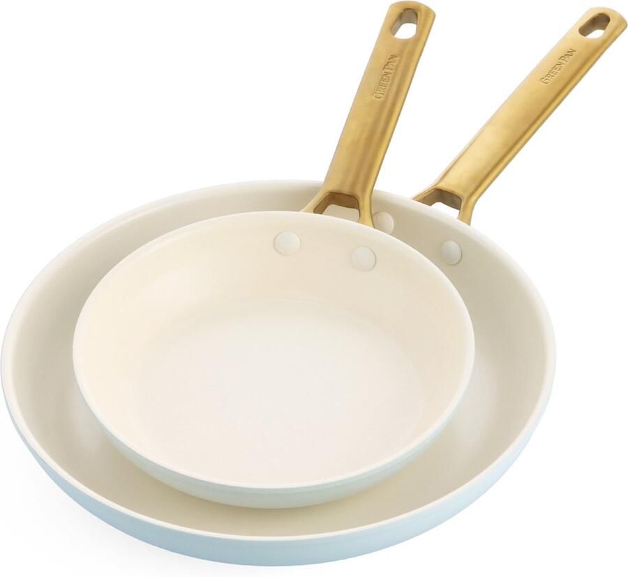 GreenPan Padova Light Blue 2-delige pannenset 20cm +26cm