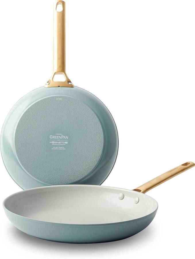 GreenPan Padova Skyblue 2-delige koekenpannenset 26cm en 30cm PFAS-vrij
