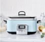 Greenpan Slowcooker 6.0 liter Blue Haze keramische anti-baklaag - Thumbnail 2